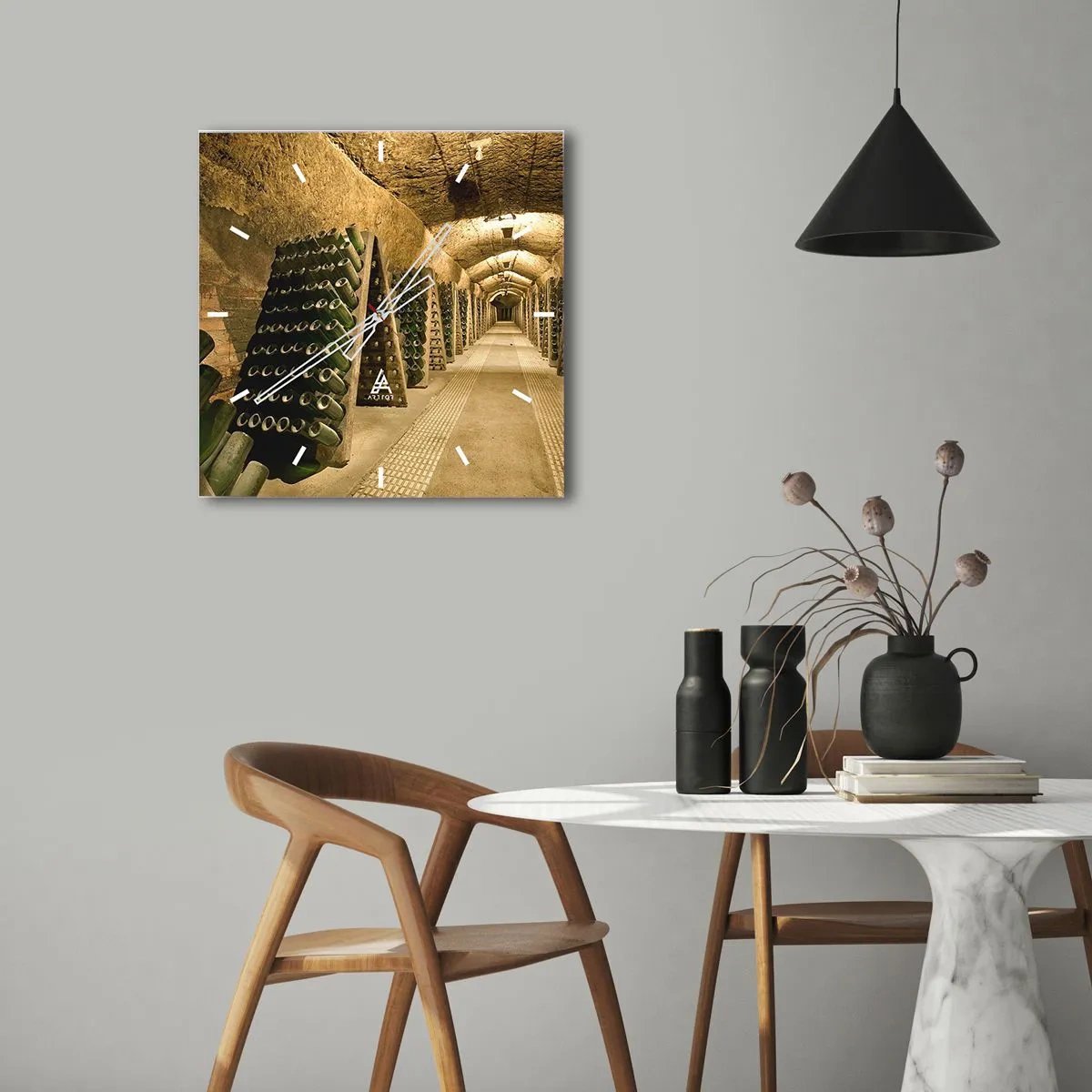 Nástenné hodiny - Narodeniny chuti - 40x40 cm