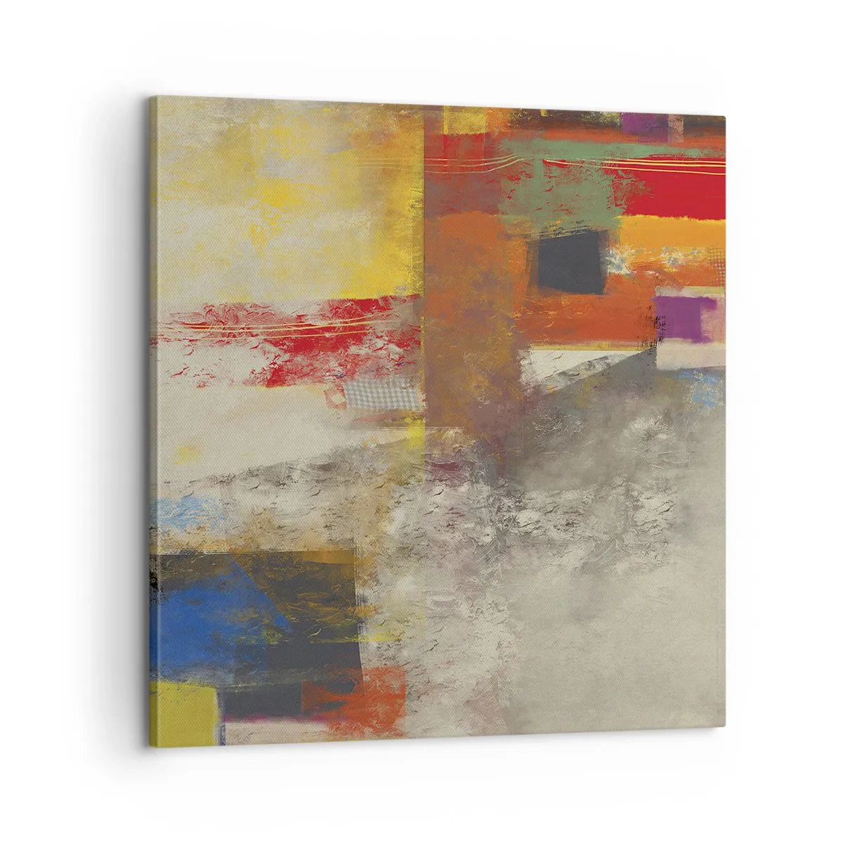 Obraz na plátne - Geometria farieb - 60x60 cm