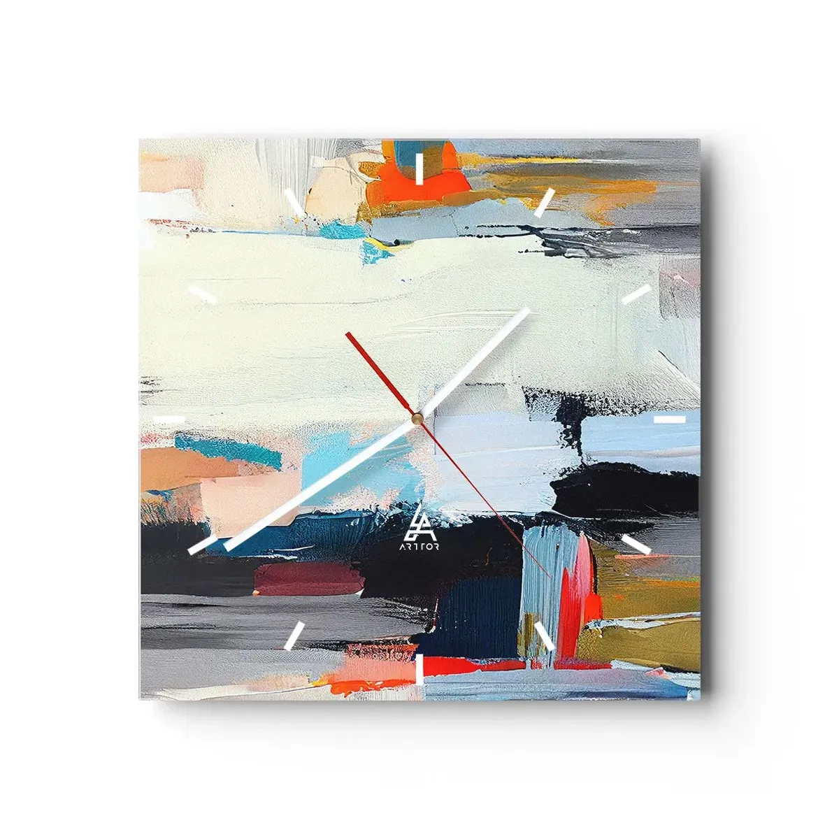 Nástenné hodiny - Nejaký spôsob? - 40x40 cm