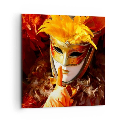 Obraz na plátne - Tajomstvo je časťou hry - 50x50 cm
