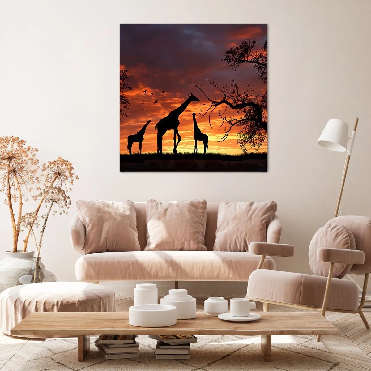 Obraz na plátne - Malá večera v kruhu najbližších - 50x50 cm