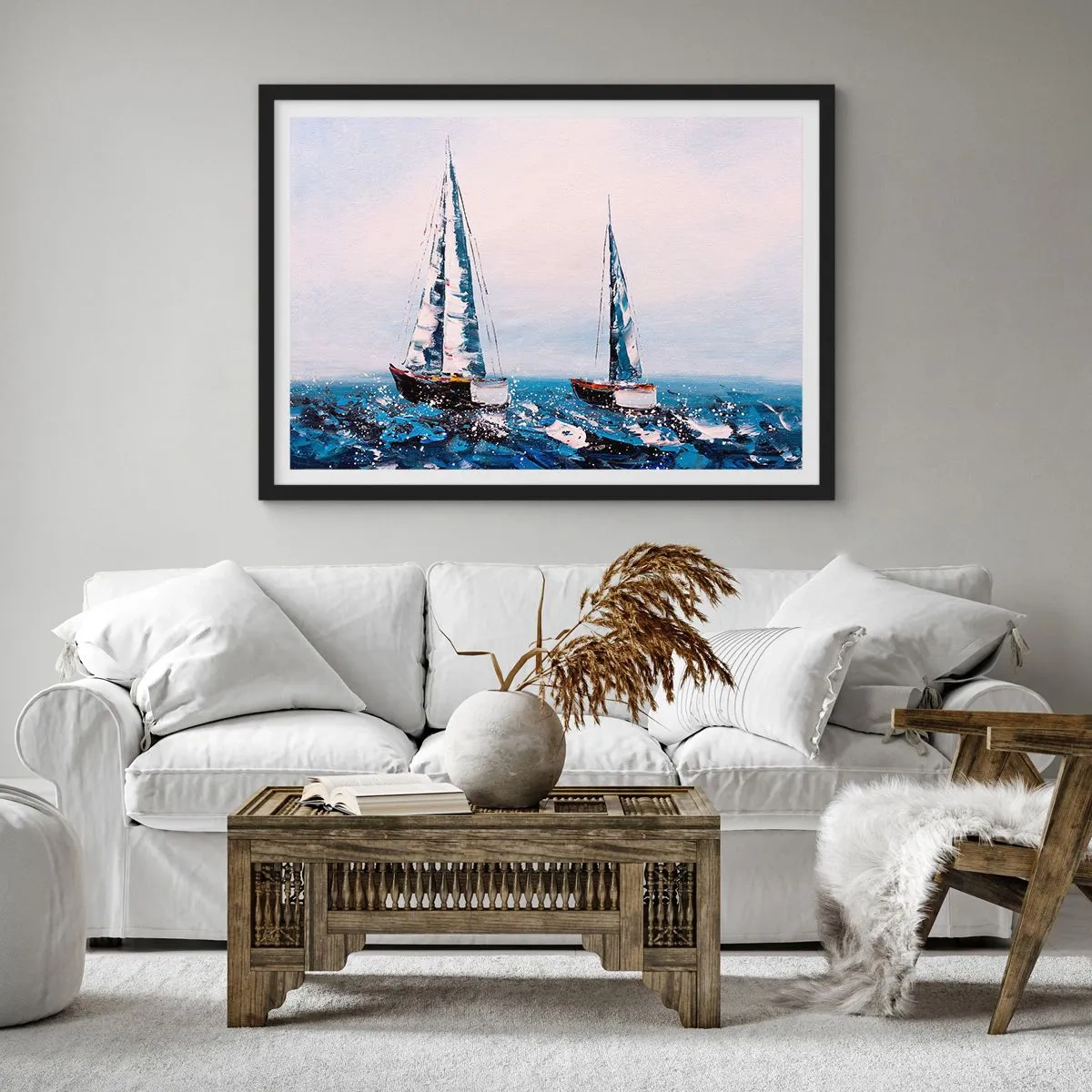 Plagát v čiernom ráme - Bratstvo vetra - 91x61 cm