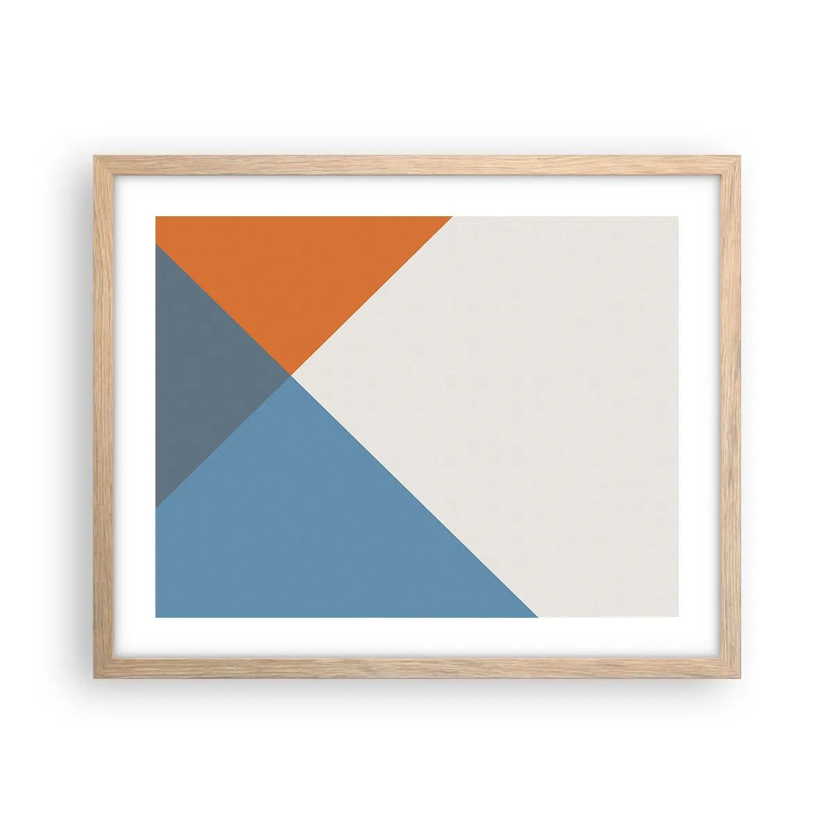 Plagát v ráme zo svetlého duba - Pod uhlom… - 50x40 cm