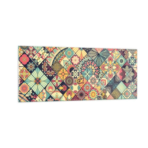 Obraz na skle - Marocká vízia - 100x40 cm