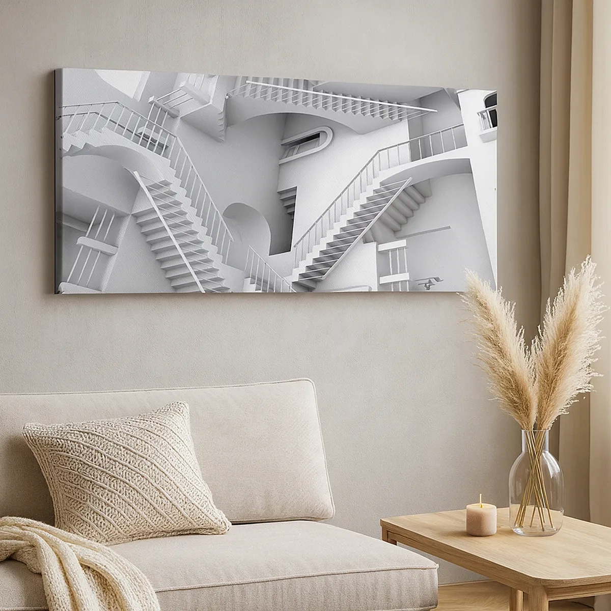 Obraz na plátne - Paradoxy prostoru - 30x30 cm