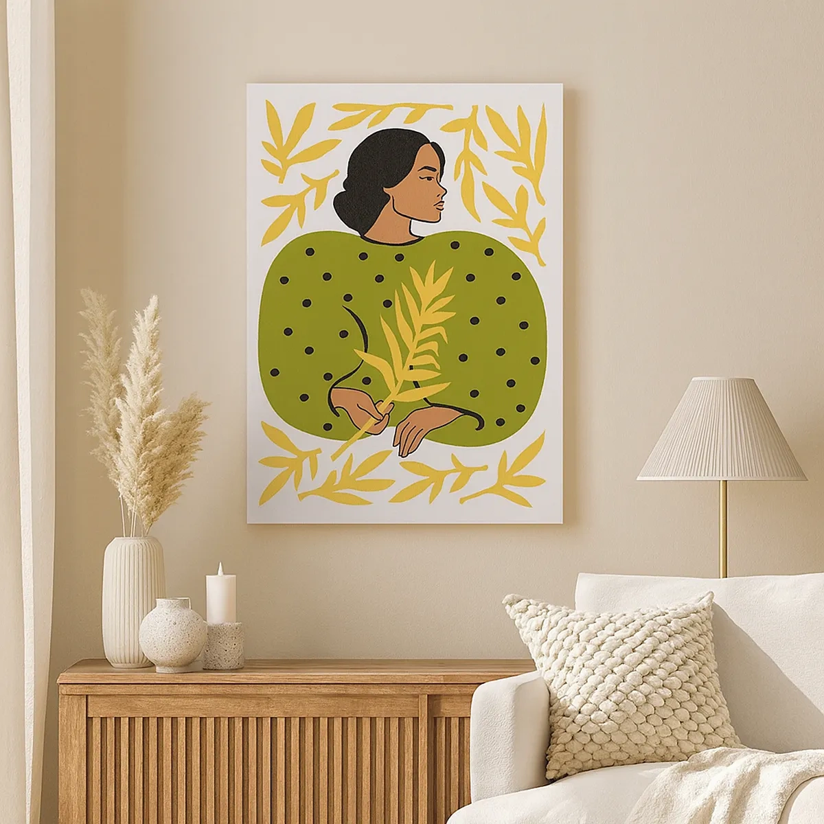 Obraz na plátne - Havajské dievča - 50x70 cm