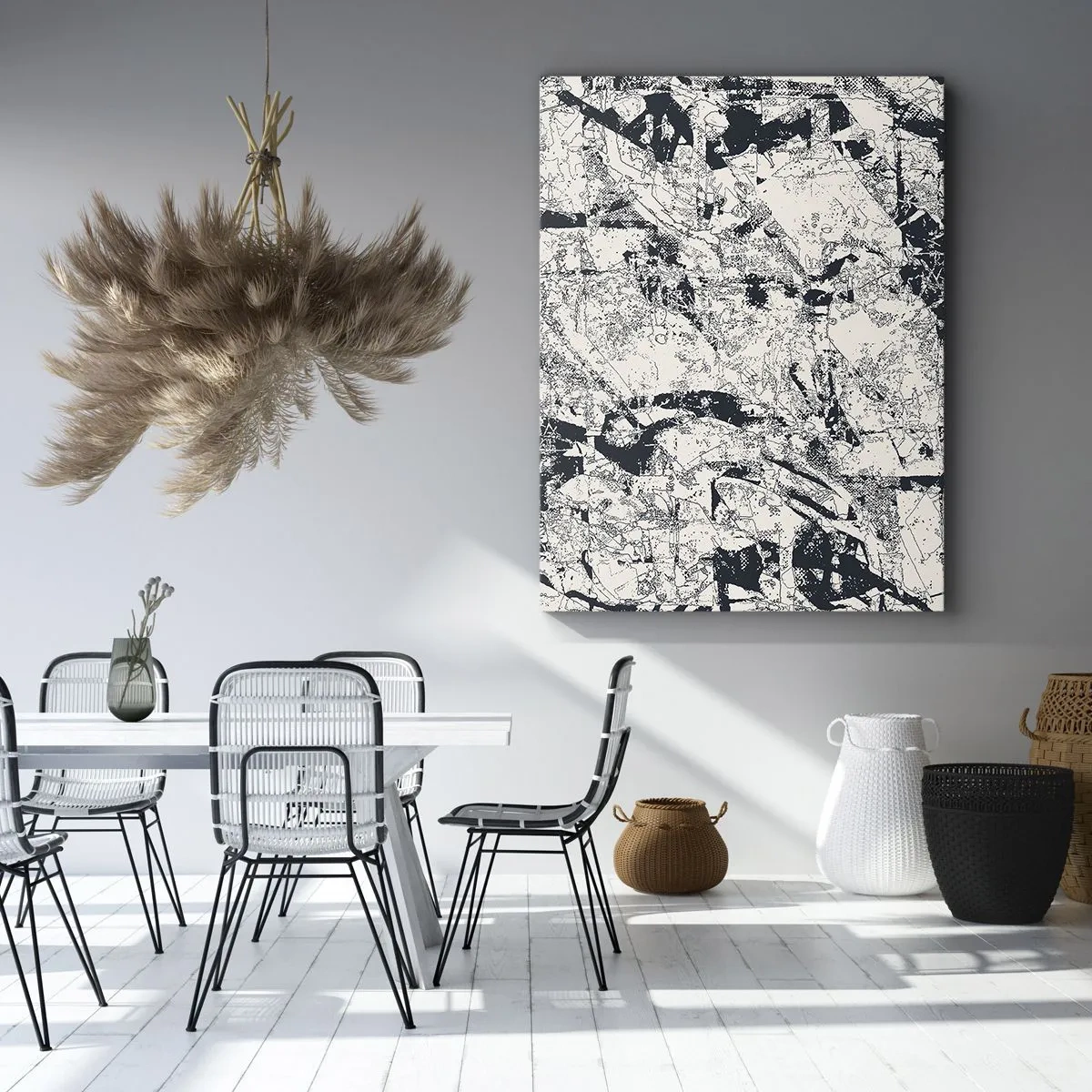 Obraz na plátne - Prelínanie protikladov - 50x70 cm