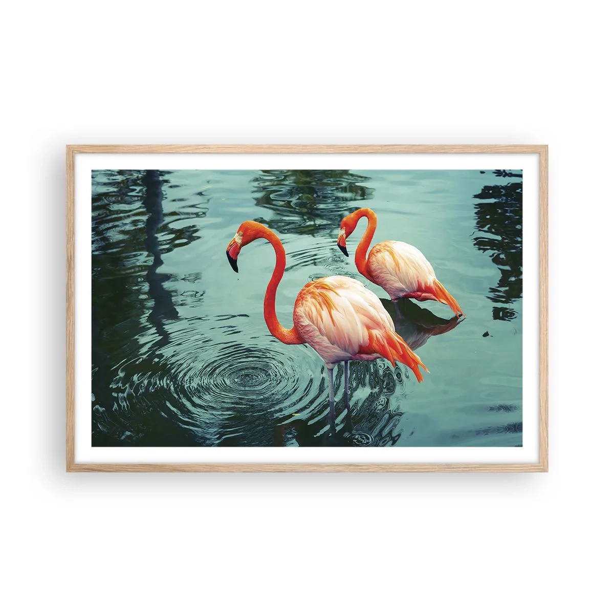 Plagát v ráme zo svetlého duba - Teraz sme v móde - 91x61 cm