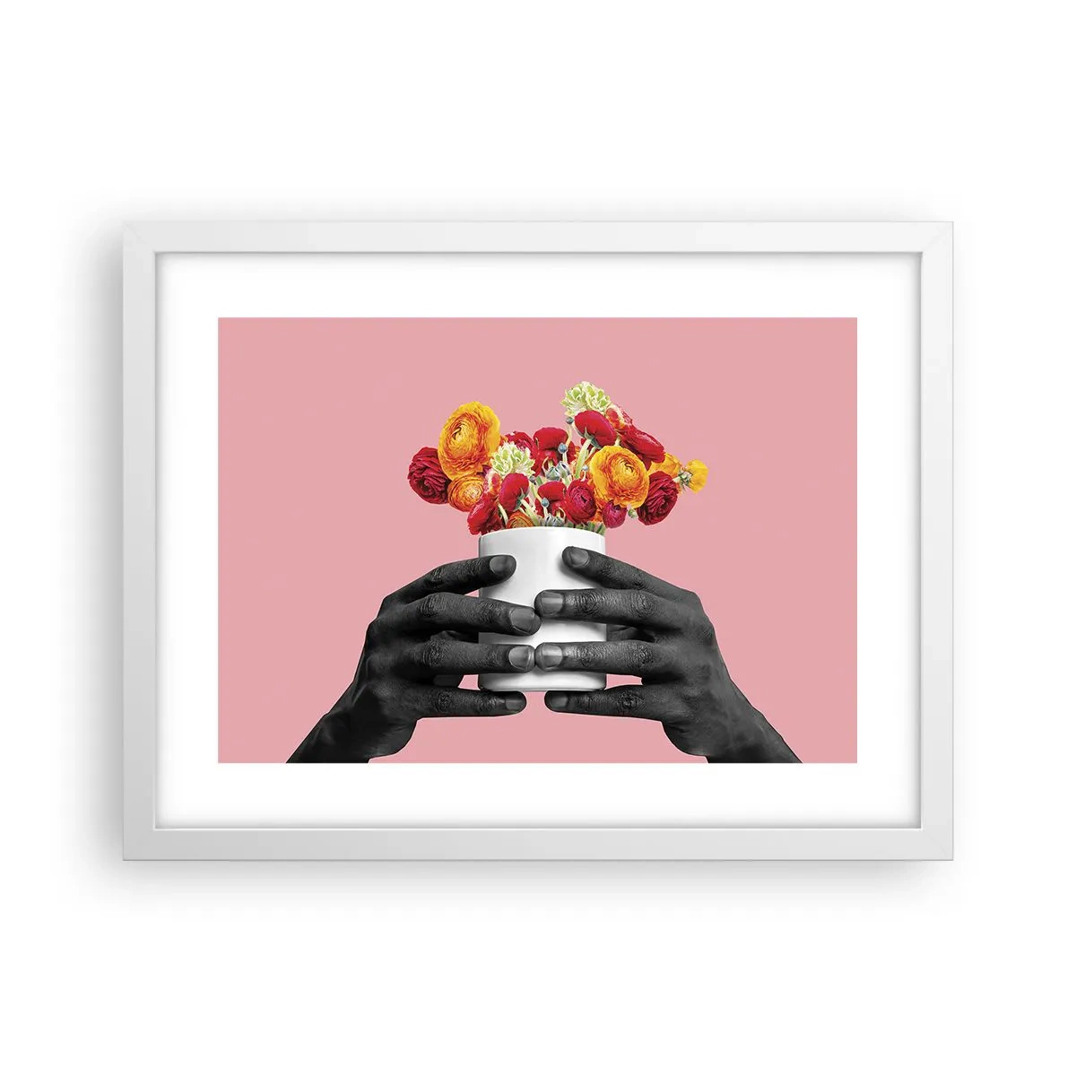 Plagát v bielom ráme - Apoteóza života - 40x30 cm