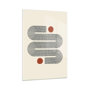 Obraz na skle - Od začiatku do konca - 50x70 cm