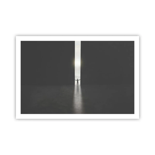 Plagát - Krok k svetlej budúcnosti - 91x61 cm