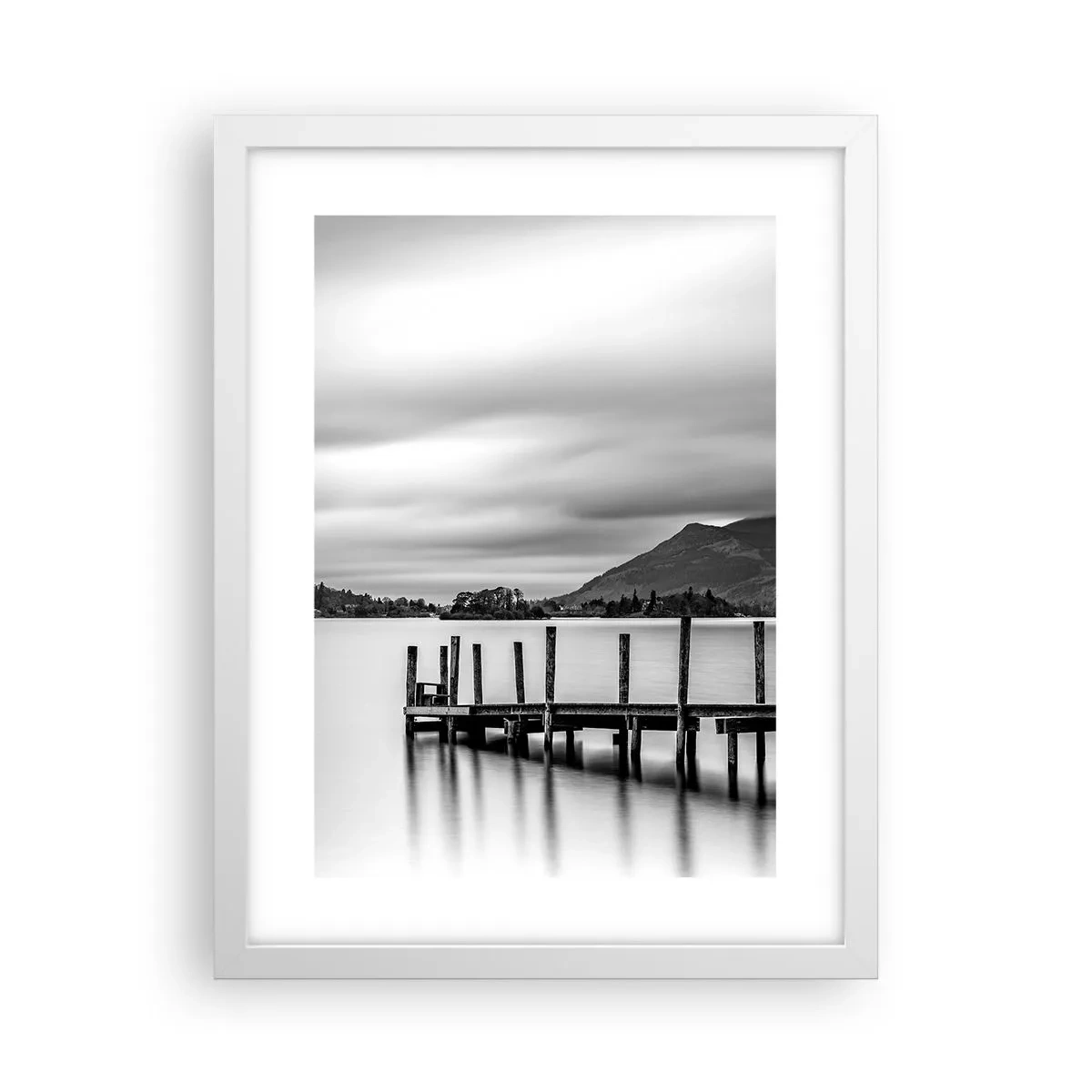 Plagát v bielom ráme - Jemnosť a sila - 30x40 cm