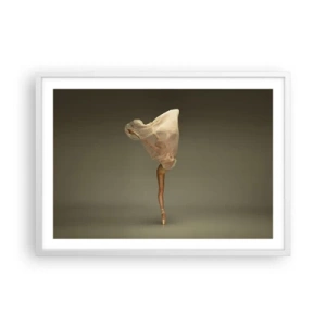 Plagát v bielom ráme - Hneď poletí - 70x50 cm