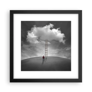 Plagát v čiernom ráme - Všetko je možné - 30x30 cm