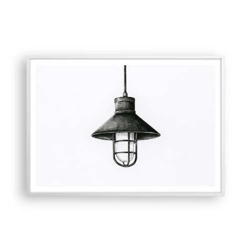 Plagát v bielom ráme - Ako pred rokmi… - 100x70 cm