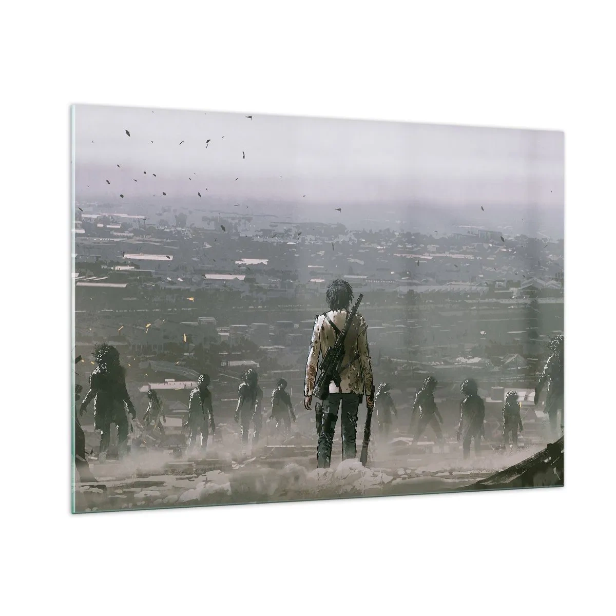 Obraz na skle - Posledný spravodlivý? - 100x70 cm
