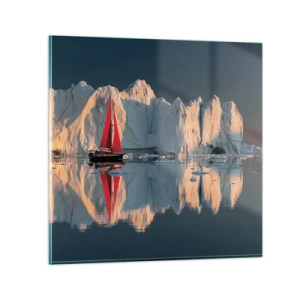 Obraz na skle - Na okraji sveta - 60x60 cm