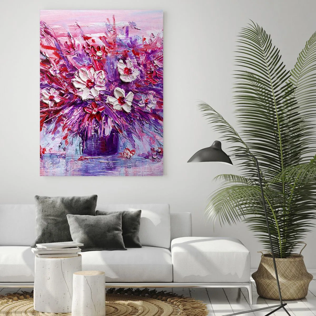 Obraz na skle - Nevinnosť a vášeň - 50x70 cm