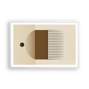 Plagát v bielom ráme - Rôzne stavy - 91x61 cm