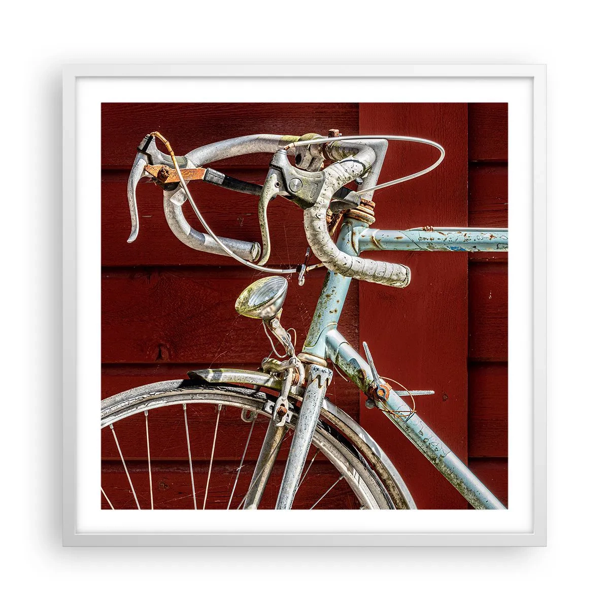 Plagát v bielom ráme - Stvorený pre víťazstvo - 60x60 cm