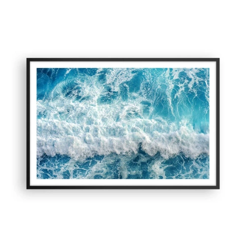 Plagát v čiernom ráme - Radostne a skákavo - 91x61 cm