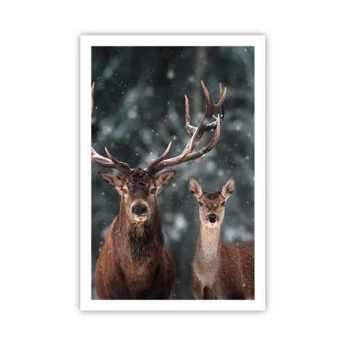 Plagát - Pán lesa so svojou ženou - 61x91 cm