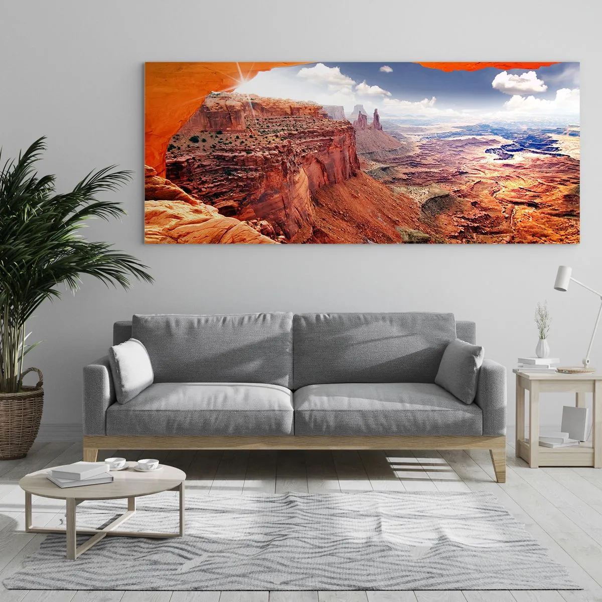 Obraz na skle - Vytesané samotnou prírodou - 100x40 cm