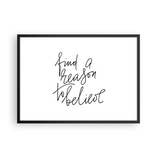 Plagát v čiernom ráme - Je to možné - 70x50 cm