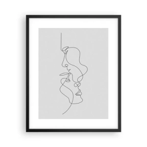 Plagát v čiernom ráme - Žiar vášnivých túžob - 40x50 cm