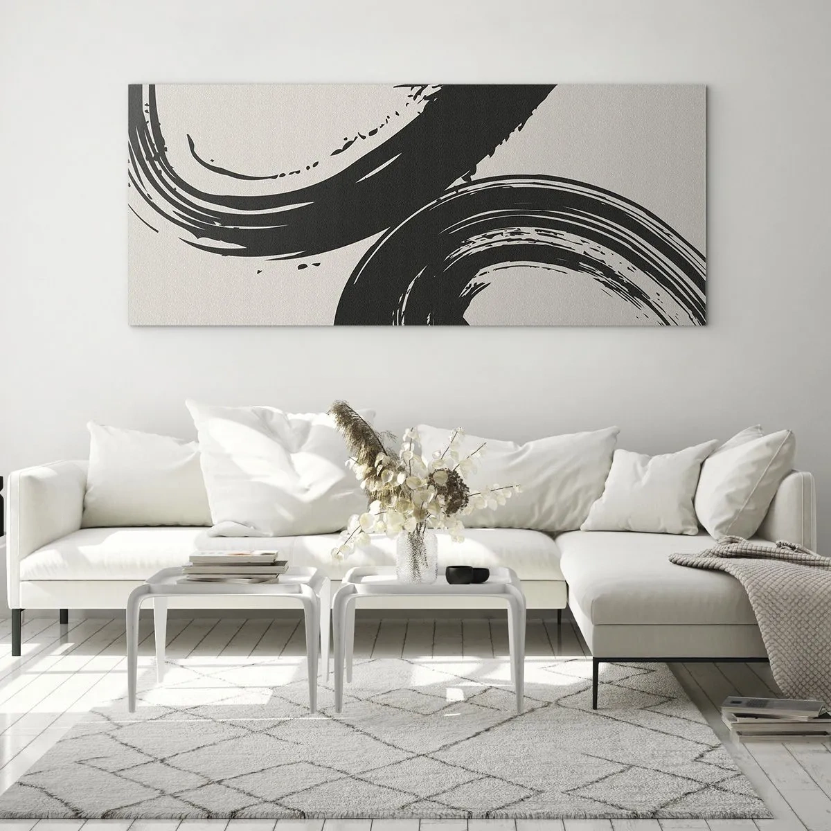 Obraz na skle - S rozmachom a dookola - 100x40 cm