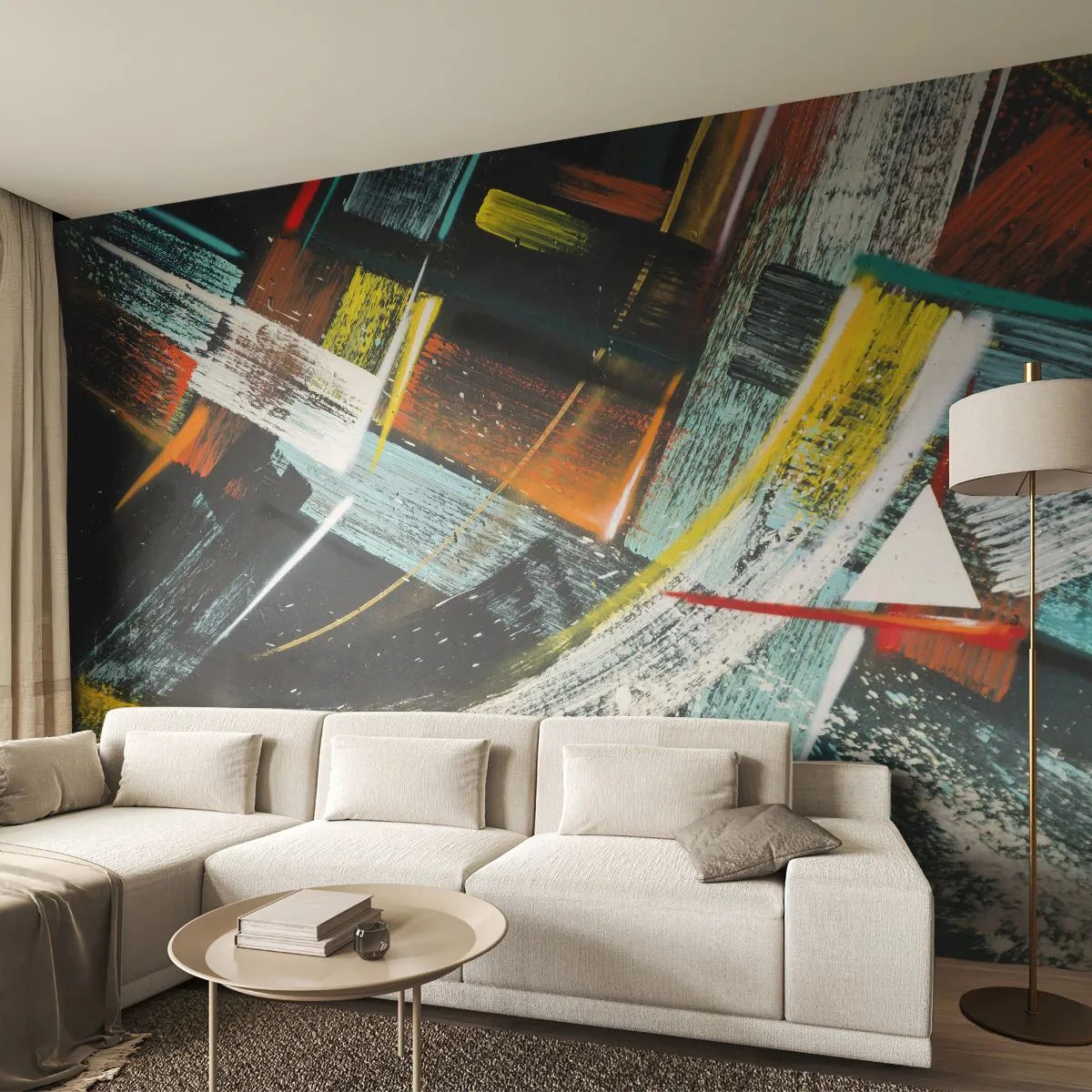 Fototapeta Standard Eco - Energia pohybu - Abstrakcia, Kus, Moderné umenie - 400x280 cm