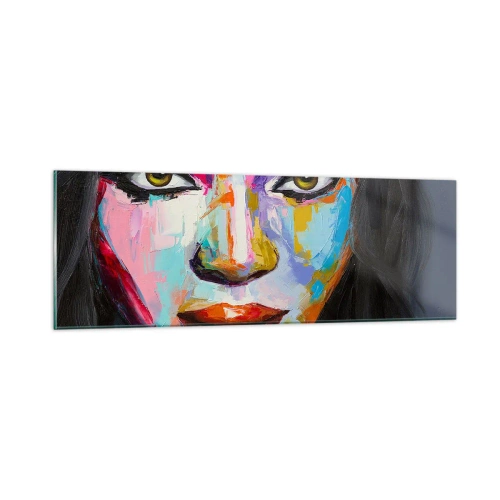 Obraz na skle - Nejde odtrhnúť oči - 90x30 cm
