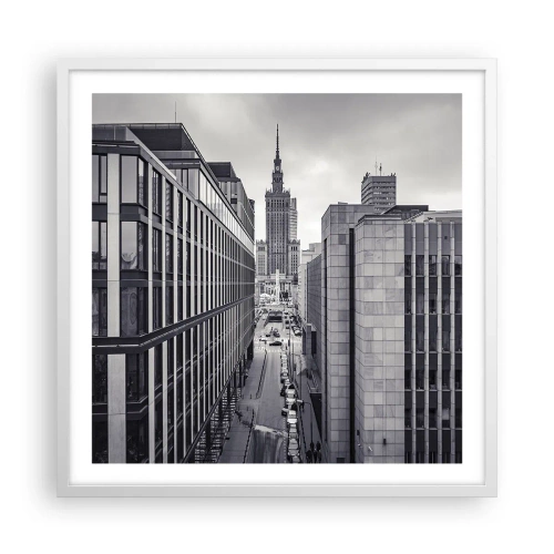Plagát v bielom ráme - Varšavské údolie - 60x60 cm