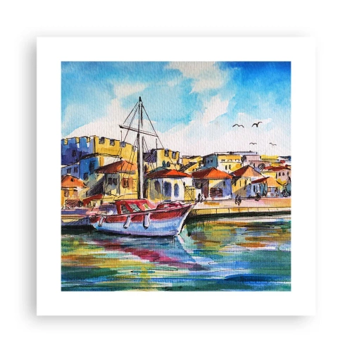 Plagát - Dúhové popoludnie - 40x40 cm