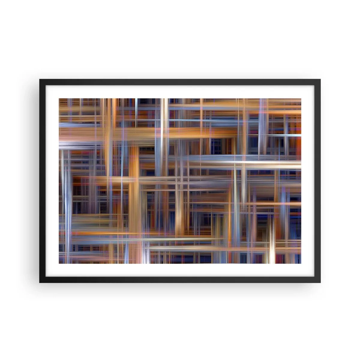 Plagát v čiernom ráme - Utkané zo svetla - 70x50 cm