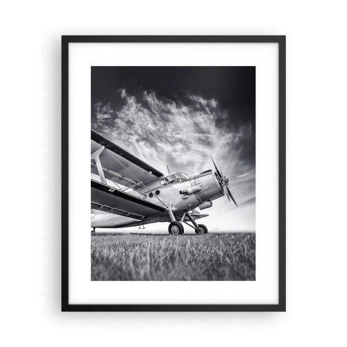 Plagát v čiernom ráme - Okrídlený pútnik - 40x50 cm