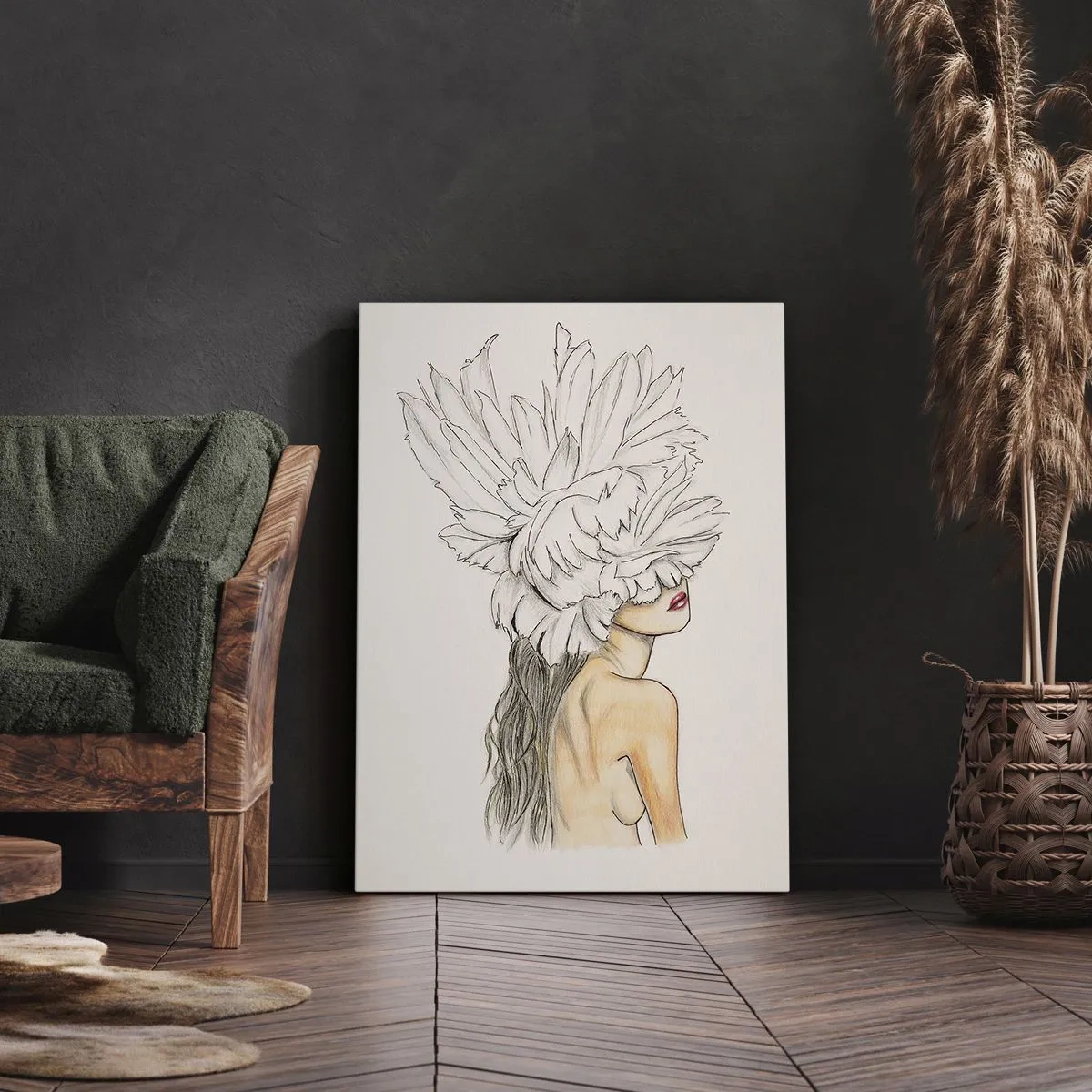 Obraz na plátne - Vrchol krásy - 55x100 cm