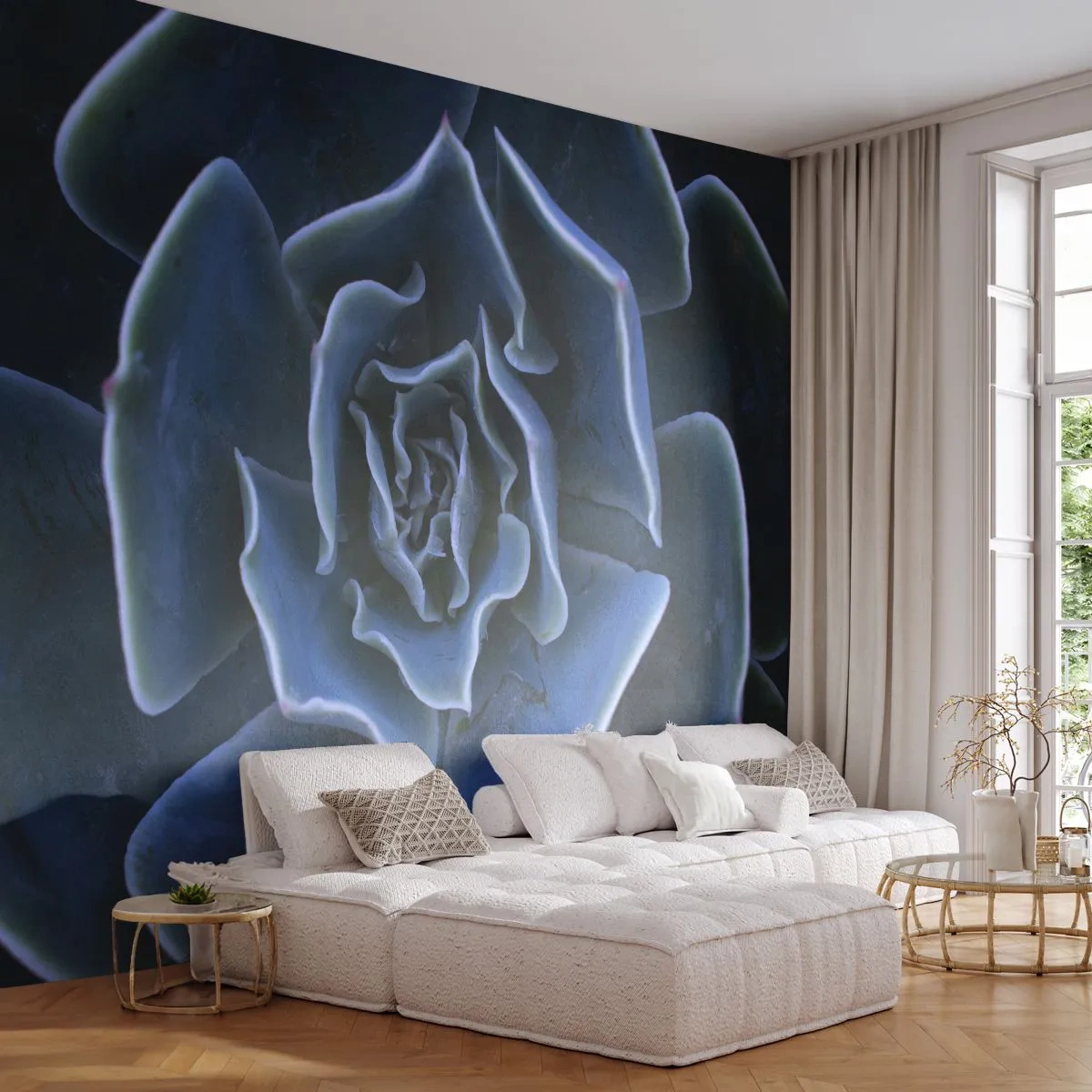 Fototapeta Premium Canvas - Púštny kvet - Kvet agáve, Kvetina, Príroda - 250x175 cm