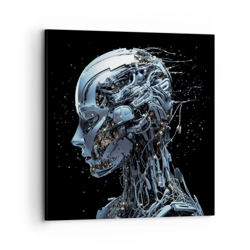 Obraz na plátne - Technológia je žena - 70x70 cm