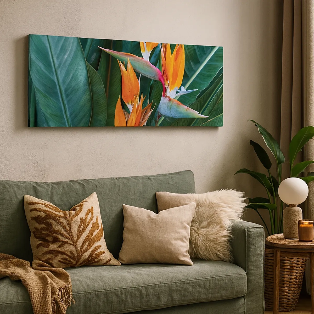 Obraz na plátne - Je to kvetina, alebo vták? - 30x30 cm