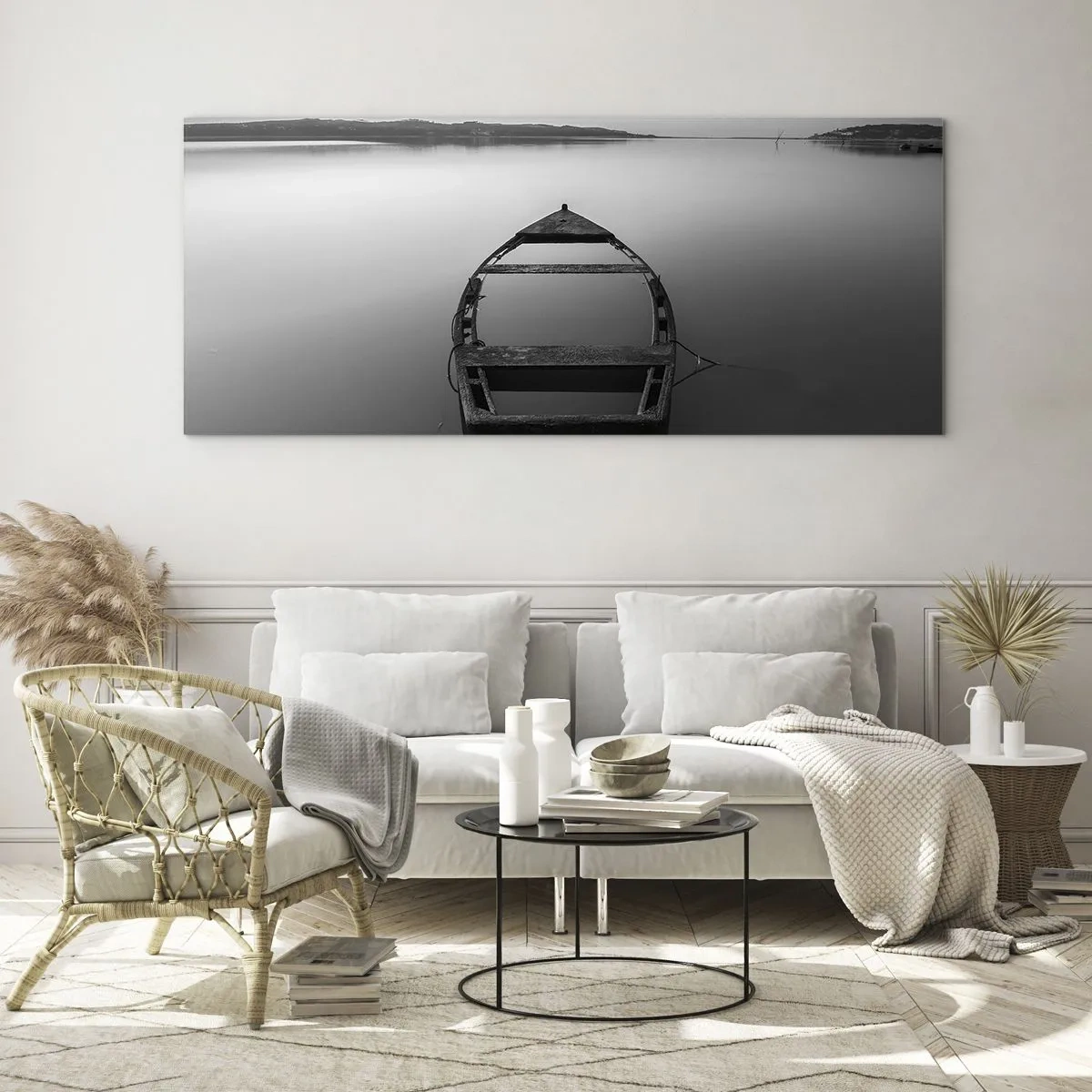 Obraz na skle - Túžba a melanchólia - 120x50 cm
