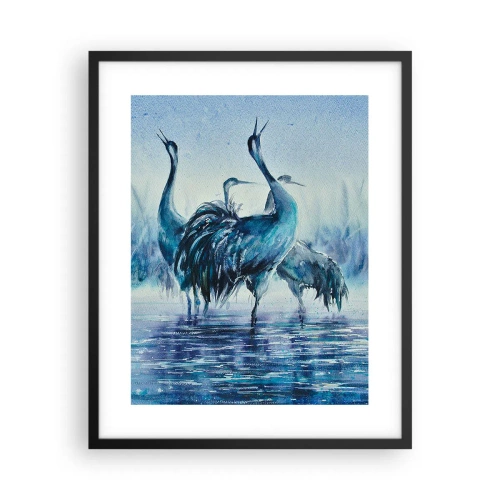 Plagát v čiernom ráme - Ranné stretnutie - 40x50 cm