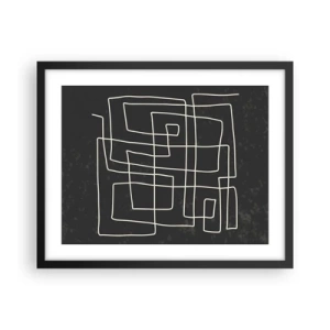 Plagát v čiernom ráme - Nie je to tak jednoduché - 50x40 cm