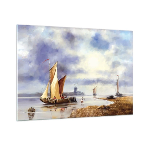 Obraz na skle - Návrat námorníkov - 100x70 cm