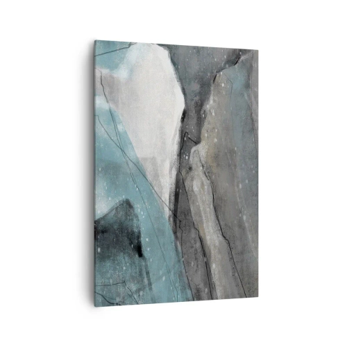 Obraz na plátne - Abstrakcie: skaly a ľad - 70x100 cm