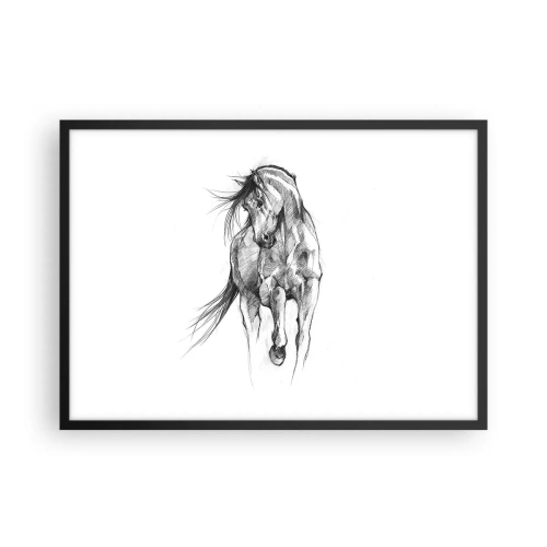 Plagát v čiernom ráme - V ladnom kluse - 70x50 cm