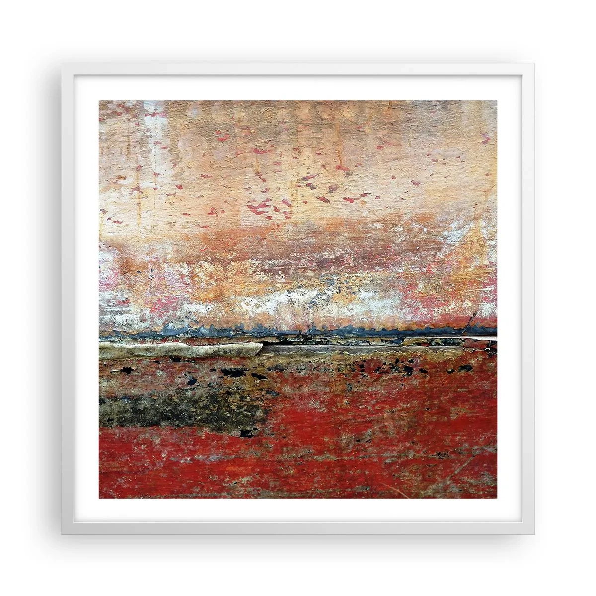 Plagát v bielom ráme - Možno je to more - 60x60 cm