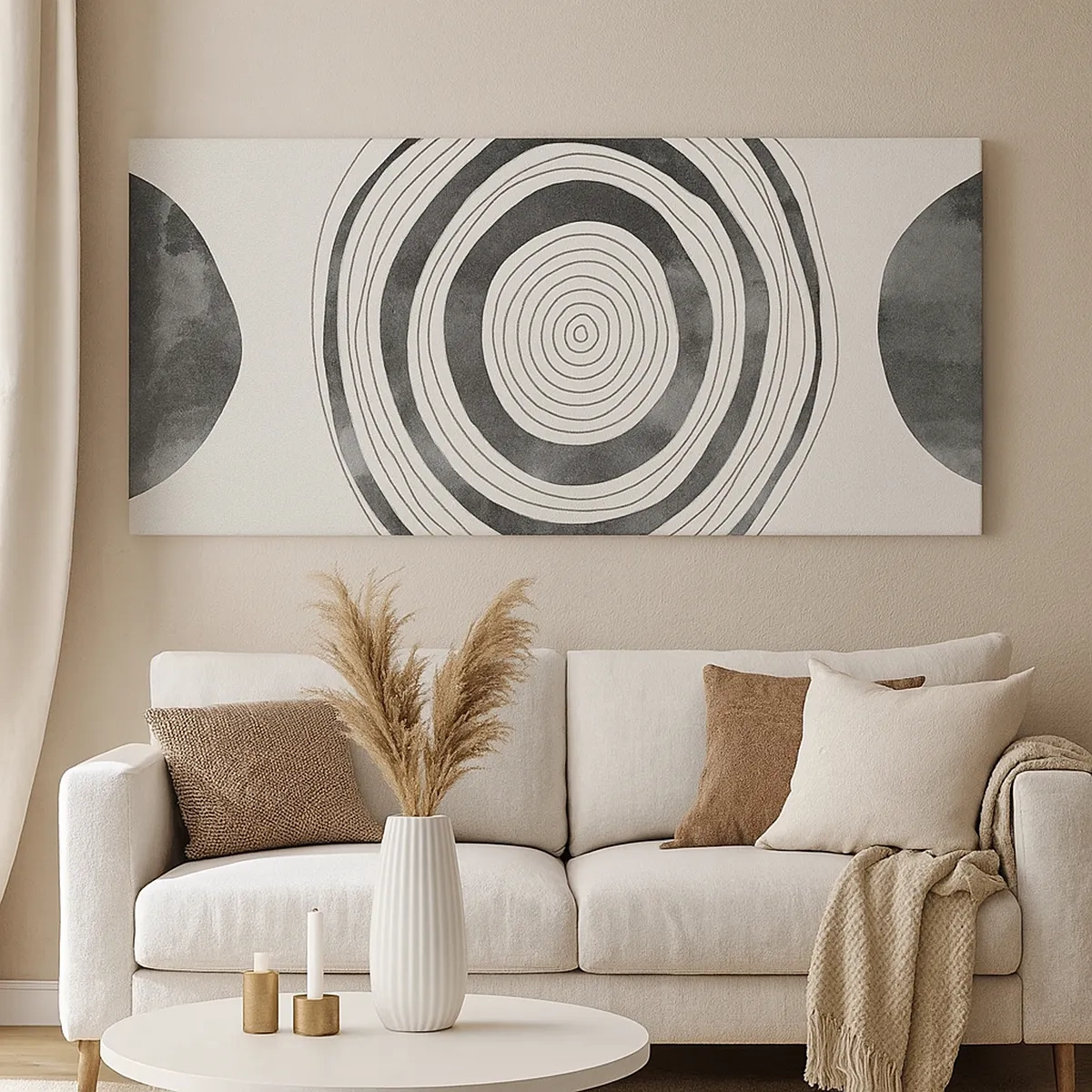 Obraz na plátne - Dôležité je to, čo je uprostred - 30x30 cm