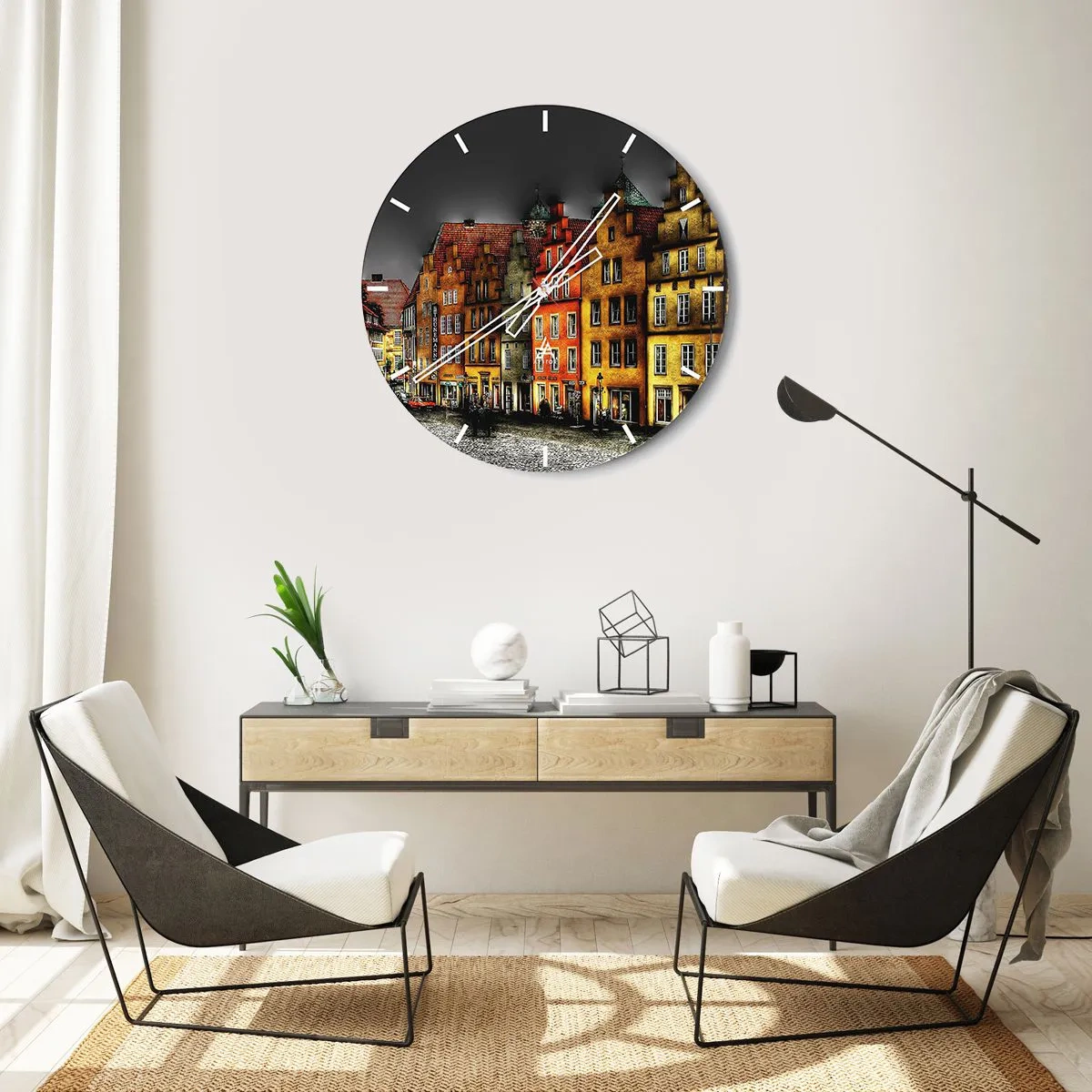 Nástenné hodiny - Chýba iba kúzelná drožka - 40x40 cm