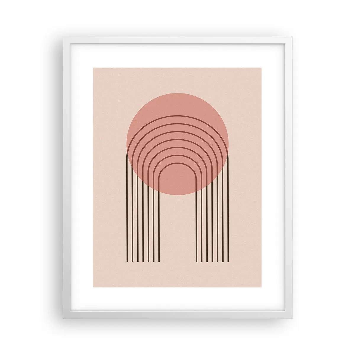 Plagát v bielom ráme - Neodolateľná príťažlivosť - 40x50 cm